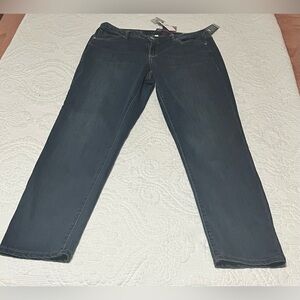 Lane Bryant Midnight Blue Straight Leg Jeans Size 14 Casual Western Neutral NWT